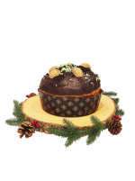 Panettone artigianale Pere Noci Cioccolato fondente