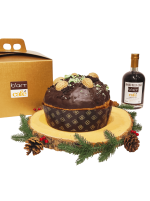 Panettone artigianale Pere Noci Cioccolato fondente - immagine 2